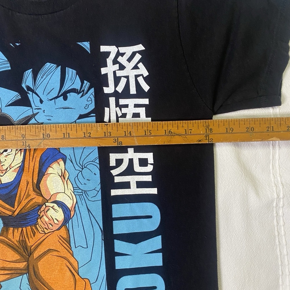 Dragon Ball Z Goku Graphic T-Shirt Men's Size Small Black Anime Manga Toei - Picture 3 of 5